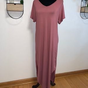 Pink T-shirt Dress